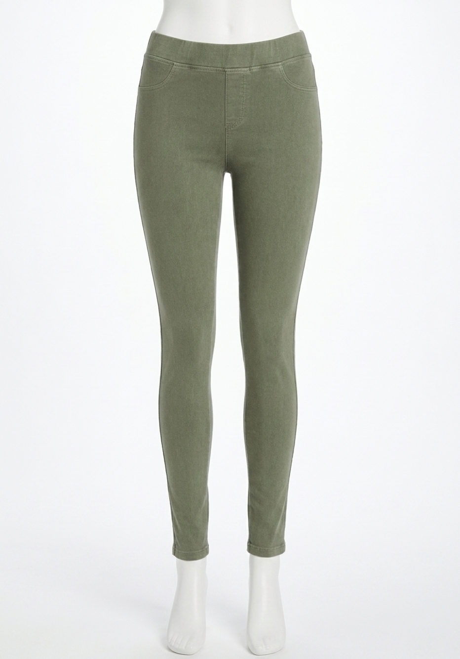 NEW ANGEL high rise jegging in olive